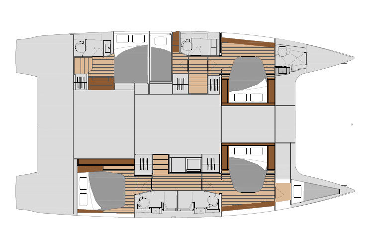 Saona 47 - Quintet layout